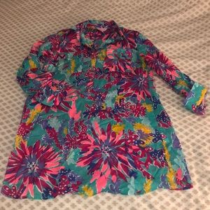 lily pulitzer natalie cover up tunic dress